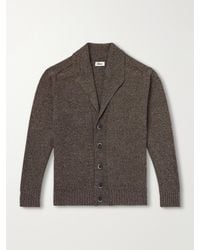 Altea - Shawl-Collar Wool And Cashmere-Blend Cardigan - Lyst