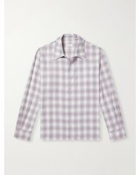 Second Layer - Checked Cotton-Flannel Shirt - Lyst