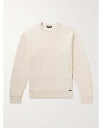 Tom Ford - Garment-dyed Cotton-jersey Sweatshirt - Lyst