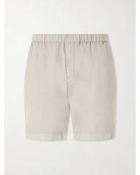 Boglioli - Straight-Leg Cotton-Blend Twill Shorts - Lyst