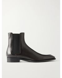 Saint Laurent - Aurelien Leather Chelsea Boots - Lyst