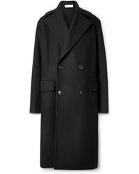 Dries Van Noten - Oversized Double-breasted Wool-blend Twill Coat - Lyst