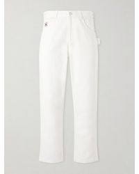 Bode - Knolly Brook Straight-leg Cotton-twill Trousers - Lyst