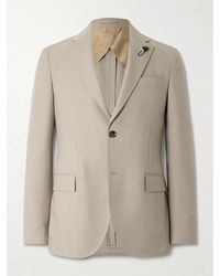 Lardini - Virgin Wool-Blend Twill Suit Jacket - Lyst