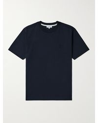 Norse Projects - Johannes Logo-embroidered Organic Cotton-jersey T-shirt - Lyst