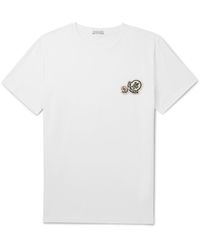 Moncler - Logo-appliquéd Cotton-jersey T-shirt - Lyst