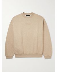 Fear Of God - Sweatshirt aus Jersey aus einer Baumwollmischung mit Logoapplikation - Lyst