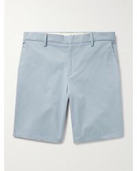 Paul Smith - Straight-leg Organic Cotton-blend Twill Shorts - Lyst