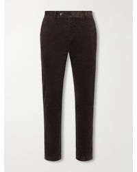 Sunspel - Straight-Leg Cotton-Corduroy Suit Trousers - Lyst