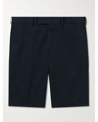 Kingsman - Slim-fit Straight-leg Cotton-blend Twill Shorts - Lyst