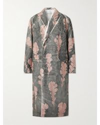 Dries Van Noten - Floral-Print Cotton Coat - Lyst
