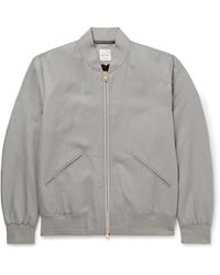 Paul Smith - Linen, Cotton And Lyocell-Blend Bomber Jacket - Lyst