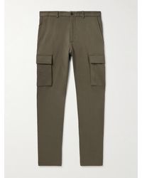 Moncler - Straight-leg Cotton-jersey Cargo Trousers - Lyst