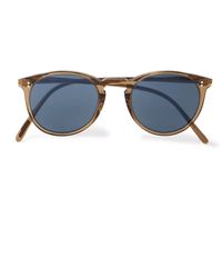 Oliver Peoples - Round-frame Acetate Sunglasses - Lyst