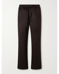 Saman Amel - Straight-Leg Cashmere Drawstring Trousers - Lyst
