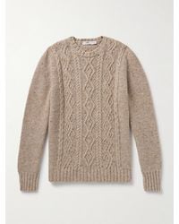 Inis Meáin - Celebration Cable-knit Merino Wool And Cashmere-blend Sweater - Lyst
