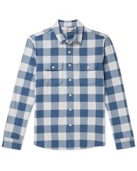 Faherty - Legendtm Checked Recycled Knitted Shirt - Lyst