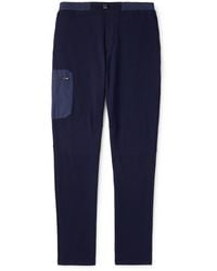 Sease - Straight-Leg Shell-Trimmed Wool-Blend Drawstring Trousers - Lyst