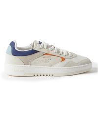 Axel Arigato - Arlo Suede And Canvas-trimmed Leather Sneakers - Lyst