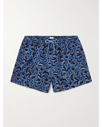Paul Smith - Slim-fit Short-length Printed Recycled Swim Shorts - Lyst