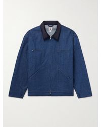 Randy's Garments - Corduroy-Trimmed Denim Jacket - Lyst
