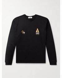 Adish - Nadi Embroidered Logo-Print Cotton-Jersey T-Shirt - Lyst