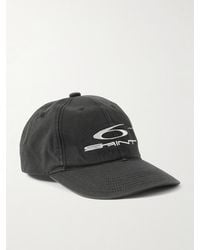 SAINT Mxxxxxx - Logo-embroidered Cotton-twill Baseball Cap - Lyst