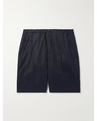 Loro Piana - Straight-Leg Linen Shorts - Lyst