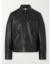 Nudie Jeans - Blake Leather Jacket - Lyst