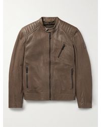 Belstaff - V Racer Air Perforated Leather Jacket - Lyst