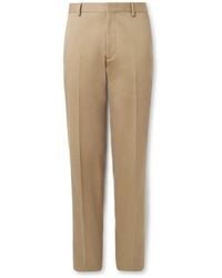 Loro Piana - Jarno Austin Straight-Leg Stretch-Cotton Twill Trousers - Lyst