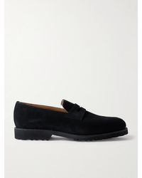 Majordome - M08 Suede Penny Loafers - Lyst