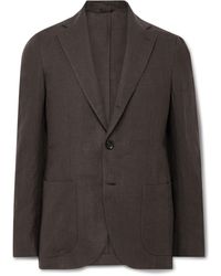 De Petrillo - Linen Suit Jacket - Lyst