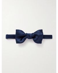 Brunello Cucinelli - Self-tie Duchesse Cotton And Silk-blend Satin Bow Tie - Lyst