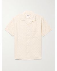 Corridor NYC - Camp-collar Broderie Anglaise Cotton Shirt - Lyst