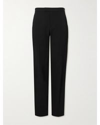 The Row - Rivo Straight-Leg Wool-Twill Trousers - Lyst