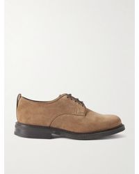 Church's - Padstow Suede Derby Shoes - Lyst