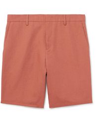 Paul Smith - Straight-Leg Linen, Cotton And Lyocell-Blend Shorts - Lyst
