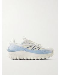 Moncler - Trailgrip Gtx Leather-Trimmed Mesh And Canvas Sneakers - Lyst
