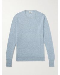 Kingsman - Cashmere And Linen-blend Sweater - Lyst