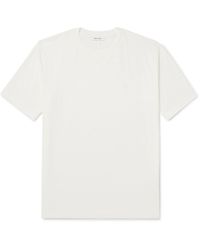 Norse Projects - Johannes Logo-embroidered Organic Cotton-jersey T-shirt - Lyst