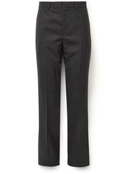 Givenchy - Slim-Fit Straight-Leg Wool-Twill Trousers - Lyst