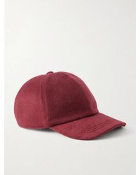 Canali - Logo-Appliquéd Wool Baseball Cap - Lyst