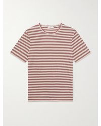 MR P. - Striped Linen T-Shirt - Lyst