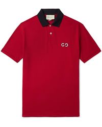 gucci logo baiadera polo