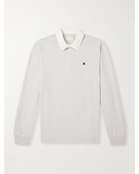 Aimé Leon Dore - Logo-Embroidered Cotton-Jersey Polo Shirt - Lyst