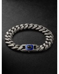 Stephen Webster - England Made Me Sterling Silver Lapis Lazuli Bracelet - Lyst