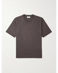 Altea - Cecil Lyocell And Cotton-blend Jersey T-shirt - Lyst