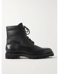 John Lobb - Weekend Panelled Leather Boots - Lyst