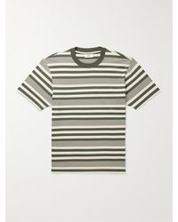 NN07 - Adam 3461 gestreiftes T-Shirt aus Jersey aus einer Stretch-Modal-Baumwollmischung - Lyst